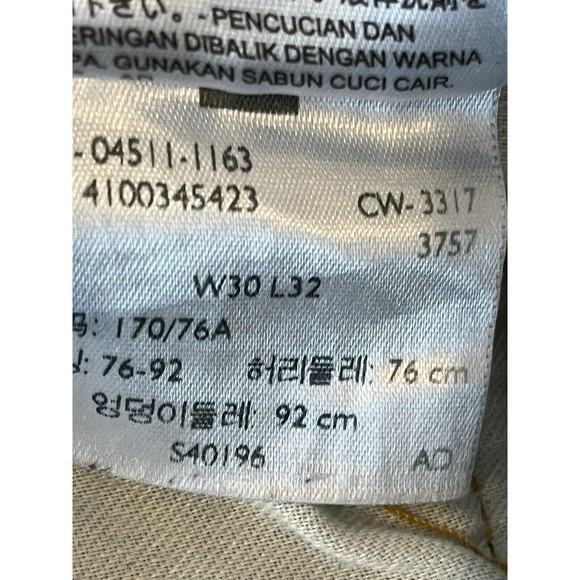 Levi's Strauss 511 Slim Fit Fit Men Jeans Tag Sz 30X32 Blue - Picture 8 of 9